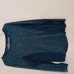 Danskin Now Brand Fitted Athletic Top Size XL Color Blue